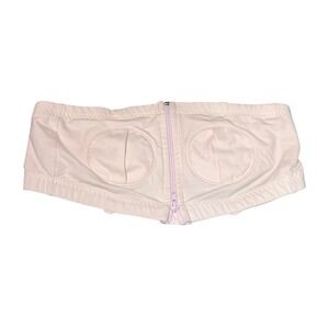 Simple Wishes Pumping Bra Pink Adjustable Straps Nursing Breastfeeding Support